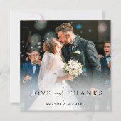 Aangepaste foto bruiloft Bedankt Sjabloon creditca (Voorkant)