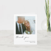 Aangepaste foto bruiloft Bedankt Sjabloon creditca (Voorkant)