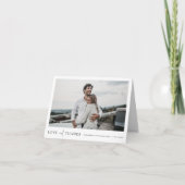 Aangepaste foto bruiloft Bedankt Sjabloon creditca (Voorkant)