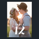 Aangepaste foto-bruiloft kaart<br><div class="desc">Upload je favoriete foto naar deze aangepaste foto trouwlijstnummers. Het ontwerp wordt herhaald op de voor en achterkant van de kaart.</div>