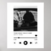 Aangepaste foto bruiloft lied poster (Voorkant)