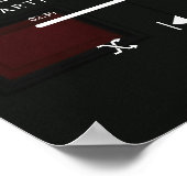 Aangepaste foto bruiloft lied poster (Hoek)