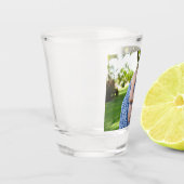 AANGEPASTE FOTO BRUILOFT SCHOT GLAZEN, GESCHOTEN G SHOT GLAS (Links)