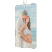 Aangepaste foto Bump aan boord blauw hout Luchtverfrisser (Links)