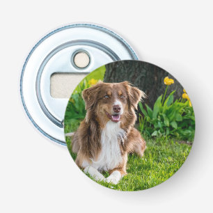 Aangepaste foto button flesopener