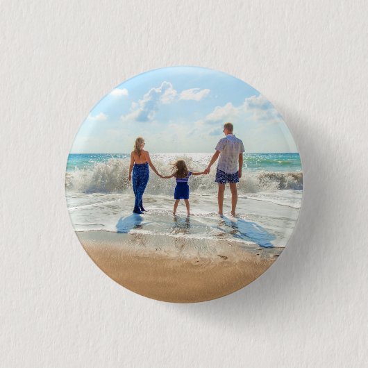 Aangepaste foto-Button met je favoriete foto's Ronde Button 3,2 Cm (Voorkant)