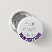 Aangepaste Foto Button Pin – Gepersonaliseerde tek (Voorkant /achterkant)