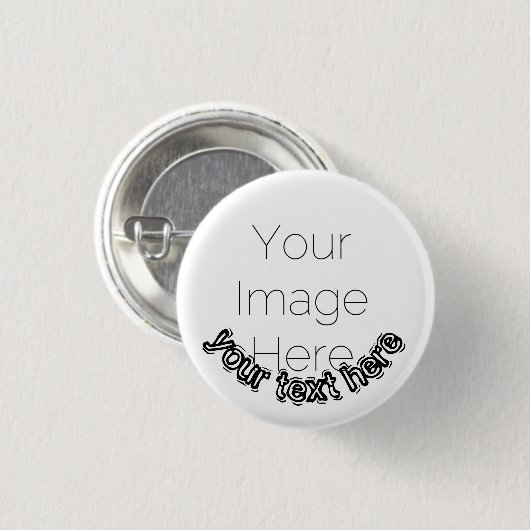 Aangepaste Foto Button Pin – Gepersonaliseerde tek (Voorkant /achterkant)