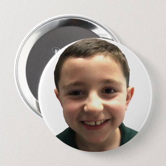 Aangepaste foto-Button Ronde Button 4,0 Cm (Voorkant /achterkant)