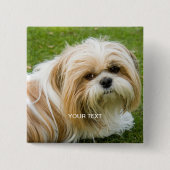 Aangepaste foto-Button Vierkante Button 5,1 Cm (Voorkant)