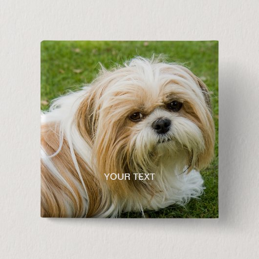 Aangepaste foto-Button Vierkante Button 5,1 Cm (Voorkant)