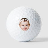 Aangepaste foto, cadeau voor vader gepersonaliseer golfballen (Voorkant)