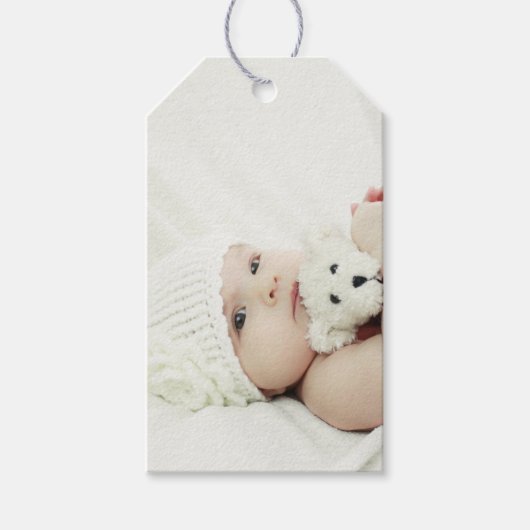 Aangepaste foto cadeaulabel (Voorkant)