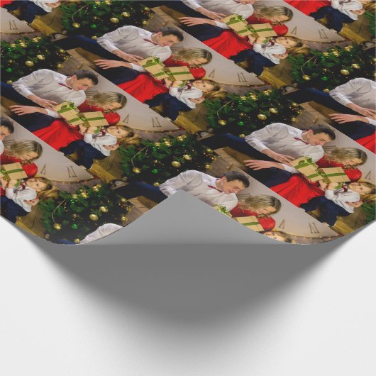 Aangepaste foto cadeaupapier (Hoek)