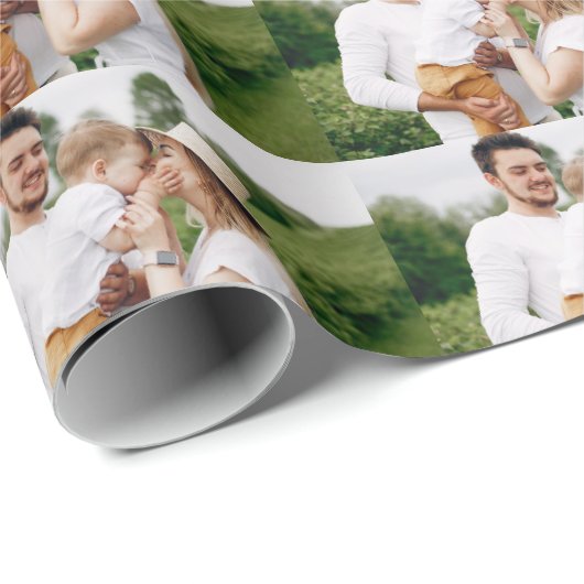 Aangepaste foto cadeaupapier (Rol Hoek)