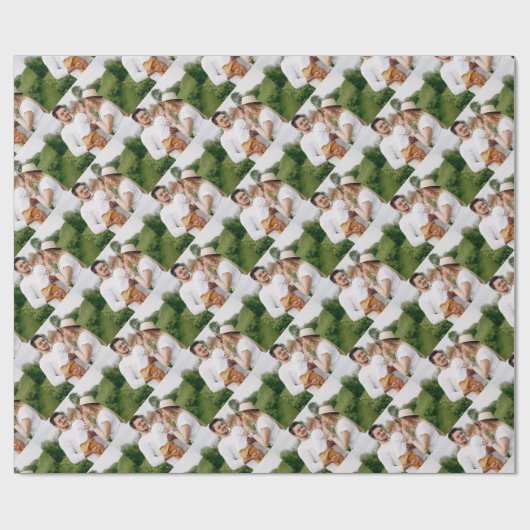 Aangepaste foto cadeaupapier (Vlak)