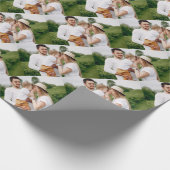 Aangepaste foto cadeaupapier (Hoek)