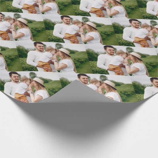 Aangepaste foto cadeaupapier (Hoek)