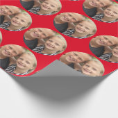 Aangepaste foto cadeaupapier (Hoek)