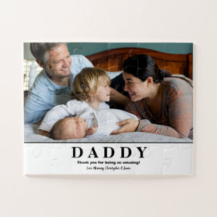 Aangepaste foto Cadeautekst bewerken Papa vaderdag Legpuzzel