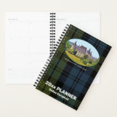 Aangepaste foto Campbell Scottish Clan Castle Week Planner (Display)