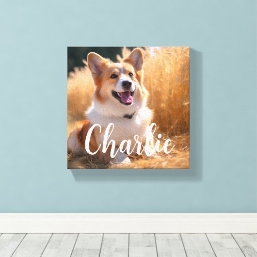 Aangepaste foto canvas afdruk (Insitu (Houten vloer))