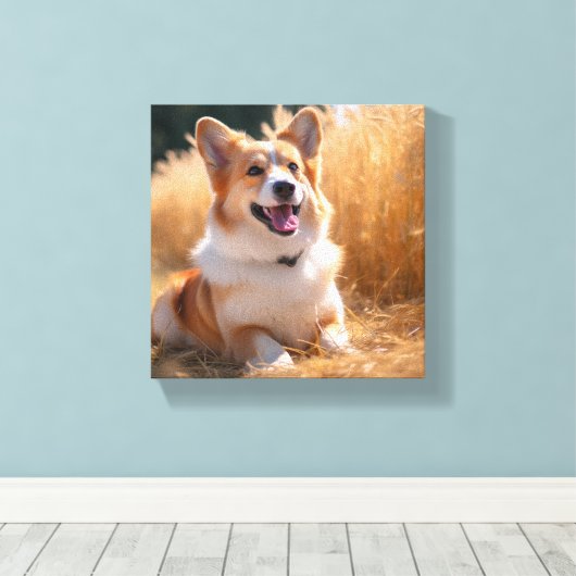 Aangepaste foto canvas afdruk (Insitu (Houten vloer))