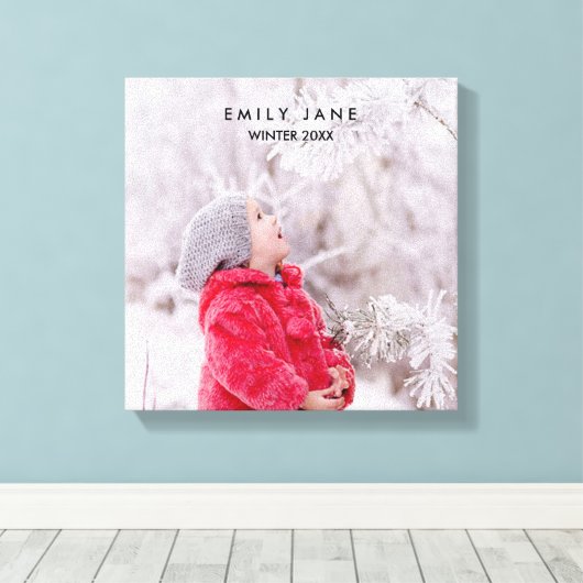 Aangepaste foto canvas afdruk (Insitu (Houten vloer))