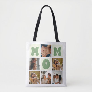 Aangepaste Foto Canvas tas voor Mam