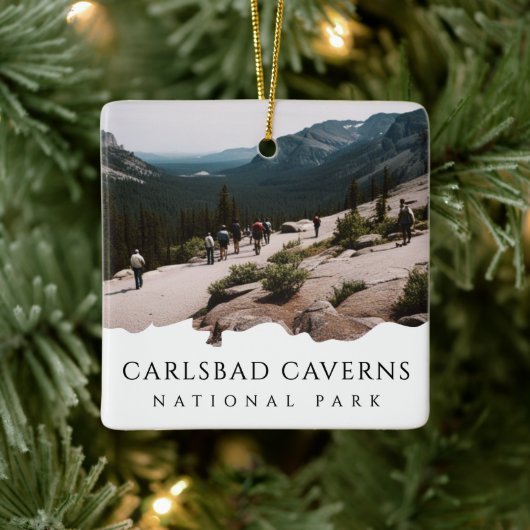 Aangepaste foto Carlsbad Caverns National Park Keramisch Ornament (Boom)