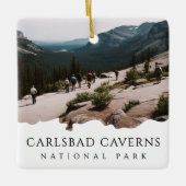 Aangepaste foto Carlsbad Caverns National Park Keramisch Ornament (Voorkant)