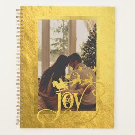 Aangepaste Foto Christmas Joy Planner Notitieboek