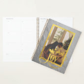Aangepaste Foto Christmas Joy Planner Notitieboek (Display)