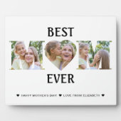Aangepaste foto Collage Beste Moederdag Mam ooit Fotoplaat (Voorkant)