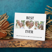 Aangepaste foto Collage Beste Moederdag Mam ooit Fotoplaat (Zijkant)