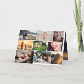 Aangepaste foto collage broer verjaardag elke leef kaart (Achterkant)