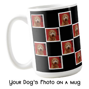 Aangepaste foto-collage drinkware voor huisdieren koffiemok