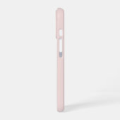 Aangepaste foto collage gepersonaliseerd roze iPhone 16 hoesje (Linkerkant)