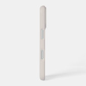 Aangepaste foto collage gepersonaliseerde beige iPhone 16 hoesje (Rechterkant)