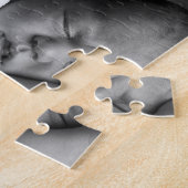 Aangepaste foto Collage Happy First Vaderdag Legpuzzel (Zijkant)