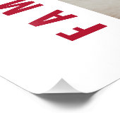 Aangepaste foto collage Liefde Vreugde Familie Afdruk (Hoek)