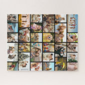 Aangepaste foto collage met 28 foto's legpuzzel (Horizontaal)