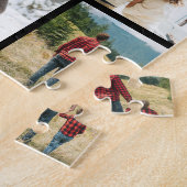 Aangepaste foto collage met 28 foto's legpuzzel (Zijkant)