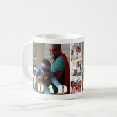 Aangepaste foto Collage Pap Vaderdag Koffiemok (Voorkant links)