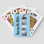 aangepaste foto-collage persoonlijke speelkaarten (Achterkant)