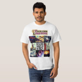 Aangepaste foto-collage Qr-code en logo T-shirt (Voorkant volledig)