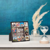 Aangepaste foto Collage Rustic Farmhouse Love Fami Fotoplaat (Insitu)