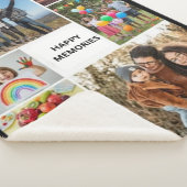 Aangepaste foto-collage Sherpa fleece deken (3/4)