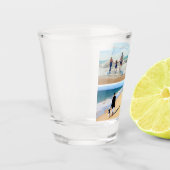 Aangepaste foto-collage shotglas gepersonaliseerd shot glas (Links)