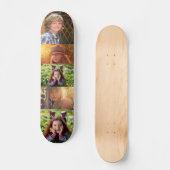 Aangepaste foto-collage-skatebordplank persoonlijk skateboard (Voorkant)
